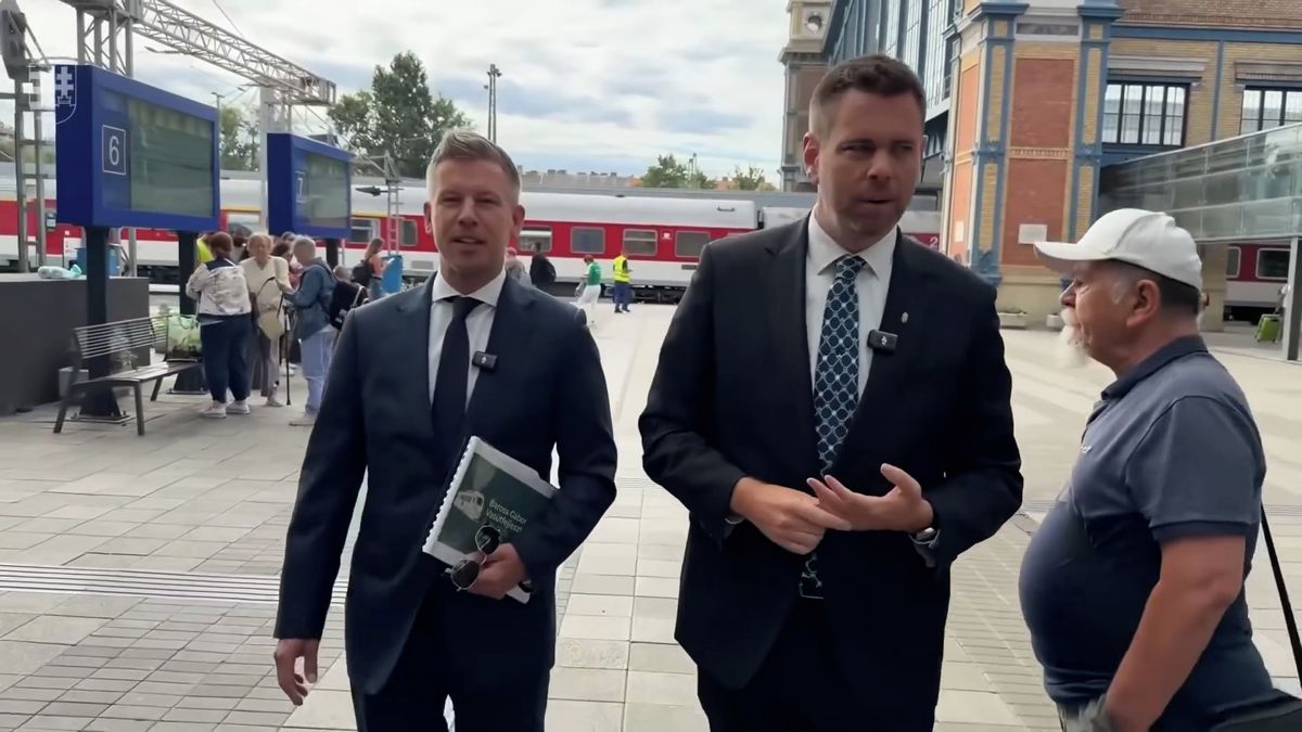 Kolemjdoucí plivl na premiéra Magyara